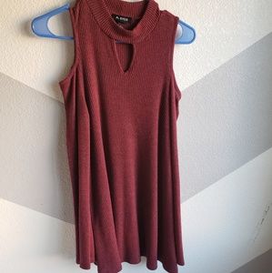 A. Byer cold shoulder bell sleeves blouse